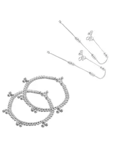 Lila Silver-Plated Anklet