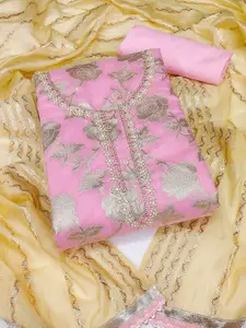 Maroosh Embellished Unstitched Dress Material