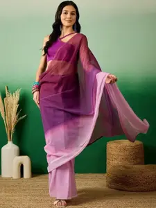 Anouk Ombre Poly Georgette Saree