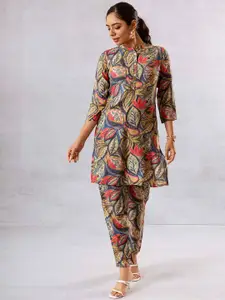 HUKUM Printed Top with Trouser Co-Ords