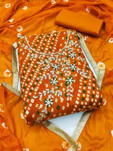 Maroosh Embellished Unstitched Dress Material