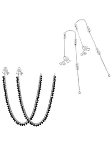 Lila Silver-Plated Anklet