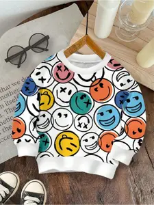 BAESD Girls Printed Sweatshirt