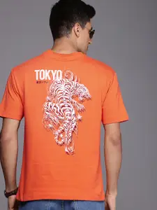 Allen Solly Graphic Printed Pure Cotton Casual T-shirt