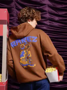 RARE RABBIT Men Graphic Printed Cotton Sweatshirt