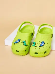 Pantaloons Junior Boys Printed PU Clogs