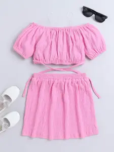 taffykids Girls Top with Skirt