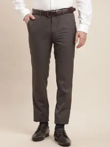 Turtle Men Tailored Fit Slim Fit Formal Trousers