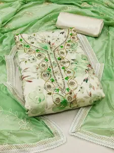 Maroosh Embellished Unstitched Dress Material