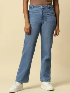 Allen Solly Woman Relaxed Fit Light Fade Jeans
