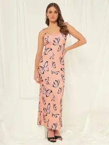 TANDUL Print Maxi Dress