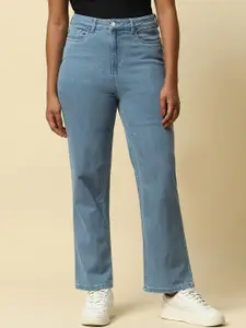 Allen Solly Woman Women Mid-Rise Relaxed Fit Light Fade Jeans