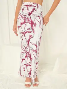 TANDUL Women Printed Pencil Maxi Skirt