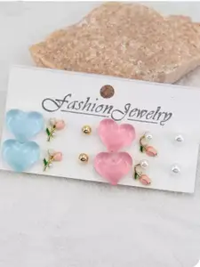 V FASHION JEWELLERY Geometric Studs Earrings