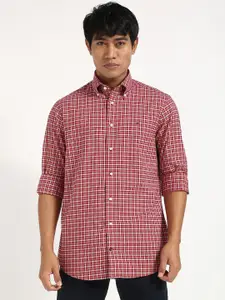 Tommy Hilfiger Men Gingham Checks Opaque Checked Casual Shirt