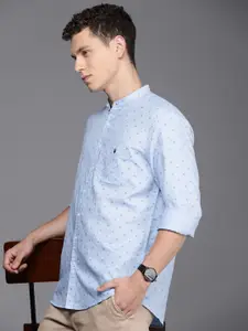 Louis Philippe Sport Slim Fit Floral Opaque Printed Casual Shirt