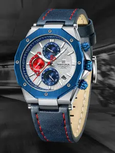 Naviforce Men Dial & Leather Straps Analogue Watch NF8028 S W BE