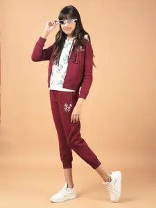 Crimsoune Club Girls Hooded Sweatshirt