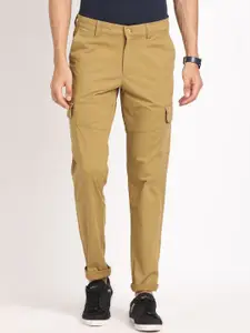 Turtle Men Cotton Regular Fit Mid-Rise Relaxed Cargos