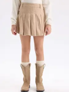 DeFacto Girls Pure Cotton Pleated Mini Skorts