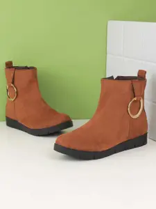 Mochi Women Mid-Top Zipper Boots