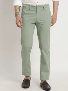 Turtle Men Cotton Relaxed Skinny Fit Chinos Trousers