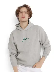 RARE RABBIT Men Hooded Cotton Sweatshirt
