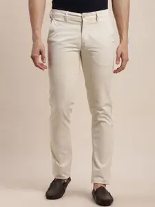 Turtle Men Relaxed Skinny Fit Mid-Rise Chinos