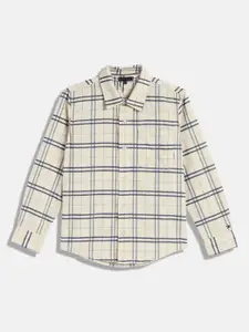 Tommy Hilfiger Boys Opaque Checked Casual Shirt
