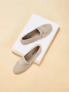 Forever Glam by Pantaloons Women Suede Loafers