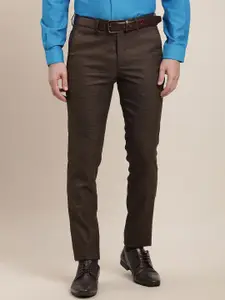 Turtle Men Tailored Mid-Rise Skinny Fit Trousers