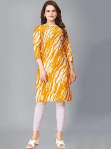 AK FASHION MALL Women Dyed Flared Sleeves Mirror Work Crepe Kurta