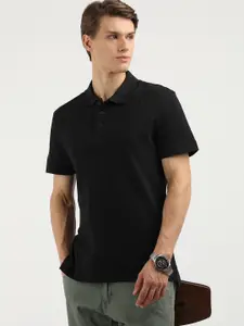 Calvin Klein Jeans Men Solid Polo Collar Cotton T-Shirt