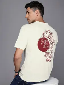 Allen Solly Graphic Printed Pure Cotton T-shirt