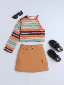 taffykids Girls Top with Skirt