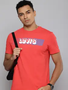 Levis Pure Cotton Brand Logo Printed T-shirt