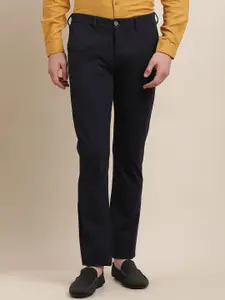 Turtle Men Cotton Relaxed Skinny Fit Chinos Trousers