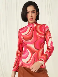 BAESD Women Printed Turtle Neck Pullover Sweater