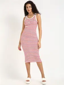 Tommy Hilfiger Striped Bodycon Dress