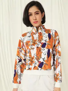 TANDUL Women Printed Sweatshirt