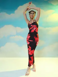 TANDUL Print Maxi Dress