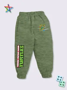YK X Minute Mirth Boys Ninja Turtles Printed Joggers