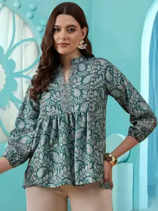 Winza Designer Women Floral Printed Empire Top