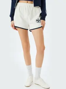 Koton Women Cotton Above Knee Relaxed Fit Shorts