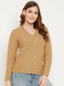 Zigo Women Cable Knit Woollen Cardigan Sweaters