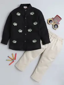 BAATCHEET Boys Shirt with Trousers