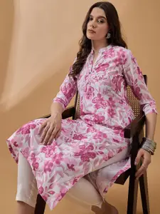 Winza Designer Women Floral Printed Floral Kurta