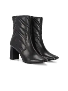 Delize Women Textured Mid-Top Winter Boots