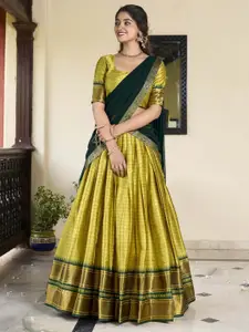 LOOKNBOOK ART Ready to Wear Lehenga & Unstitched Blouse With Dupatta