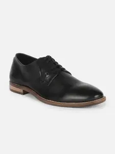 Louis Philippe Men Leather Lace-Ups Formal Derbys